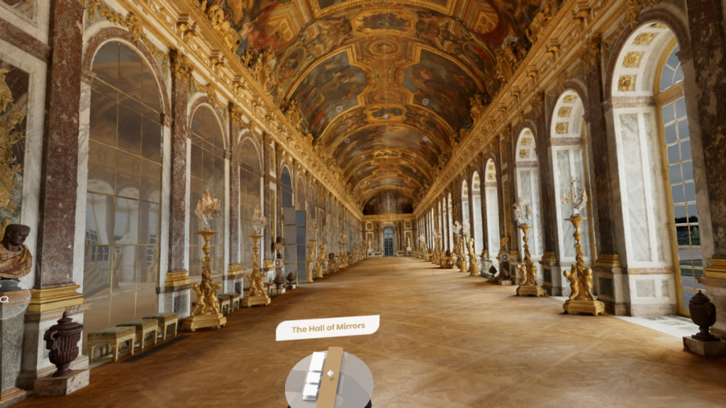 Virtuel turisme VR trends innovation lab jarle fink kondrup turismeudvikling Virtual reality -Versailles Palace
